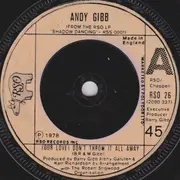7'' - Andy Gibb - Don't Throw It All Away / Shadow Dancing