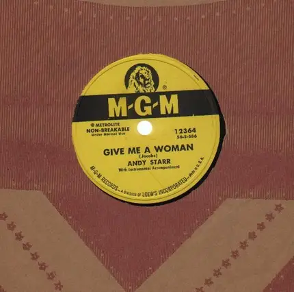 Andy Starr - Give Me A Woman/ Round And Round