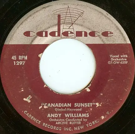 Andy Williams - Canadian Sunset