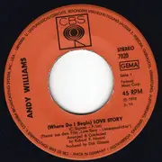 7'' - Andy Williams - Love Story (Where Do I Begin)