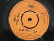 7'' - Andy Williams - May Each Day - Push-Out Centre