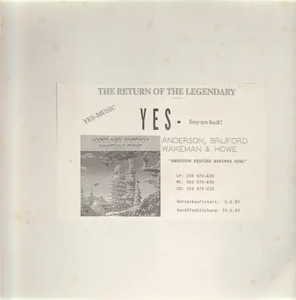 Anderson, Bruford, Wakeman & Howe - Anderson Bruford Wakeman Howe