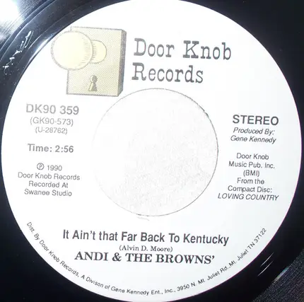 Andi & The Browns - It Ain't that Far Back To Kentucky
