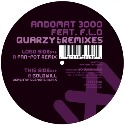 Andomat 3000 Feat. F.L.O. - Quarzy E.P. Remixes