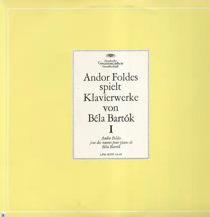 Andor Foldes - spielt Klavierwerke von Bela Bartok I