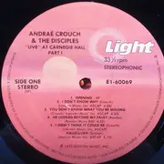 LP - Andraé Crouch & The Disciples - 'Live' At Carnegie Hall