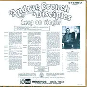 LP - Andraé Crouch & The Disciples - Keep On Singin'