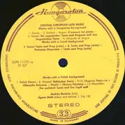 LP - András Kecskés - Central European Lute Music 16th - 17th Century
