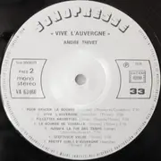 LP - André Thivet - Vive L'Auvergne