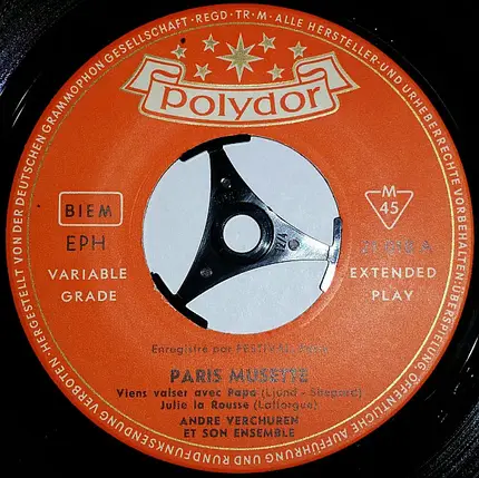 André Verchuren Et Son Ensemble - Paris Musette