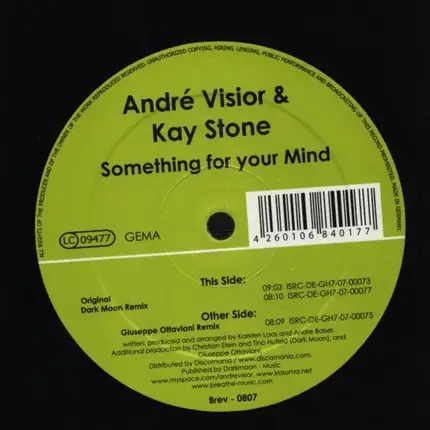 André Visior & Kay Stone - Something For Your Mind
