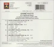 CD - André Watts / Haydn / Mozart / Schubert / Brahms - At Carnegie Hall, 25th Anniversary Recital