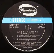 LP - Campra - Te Deum / Ecce Panis Angelorum