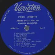 LP - André Grassi Et Son Orchestre - Paris-Musette