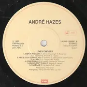 LP - André Hazes - Live Concert