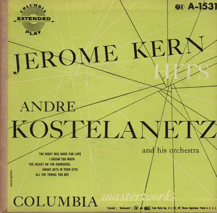 André Kostelanetz And His Orchestra - Jerome Kern Hits