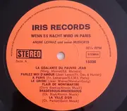 LP - André Levraz und seine Musicats - Wenn es nacht wird in Paris