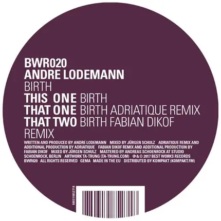Andre Lodemann - Birth