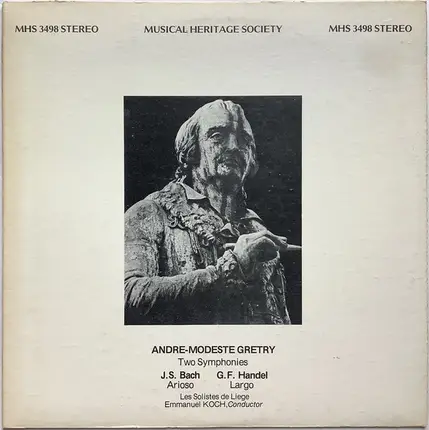 Bach / Händel - Two Symphonies / Arioso / Largo
