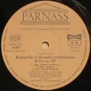 LP - André Navarra - Haydn Cellokonzert D-dur, Boccherini Cellokonzert B-dur