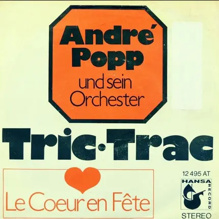 André Popp Et Son Orchestre - Tric-Trac
