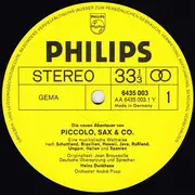 LP - Kinder-Hörspiel - Die Neuen Abenteuer Von Piccolo, Sax & Co.