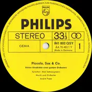LP - André Popp - Piccolo Sax & Co (Kleine Geschichte Eines Großen Orchesters)