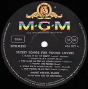 LP - André Previn And David Rose - Secret Songs For Young Lovers