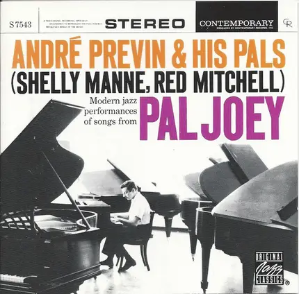 André Previn & His Pals - Modern Jazz Performances Of Songs From Pal Joey