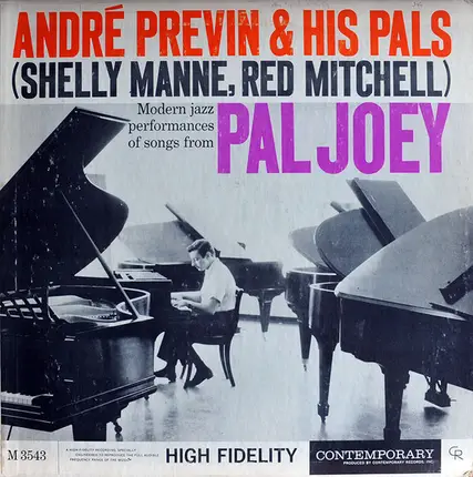 André Previn & His Pals - Modern Jazz Performances Of Songs From Pal Joey