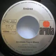 7inch Vinyl Single - Andrea Andergast - An Einem Tag In Miami