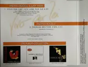 CD Single - Andrea Bocelli & Judy Weiss - Vivo Per Lei - Ich Lebe Für Sie