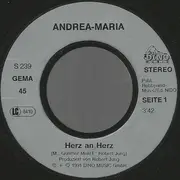 7inch Vinyl Single - Andrea Maria - Herz An Herz