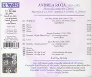 CD - Andrea Rota , Cappella Musicale Di S. Petronio Di Bologna - Missa Resurrectio Christi