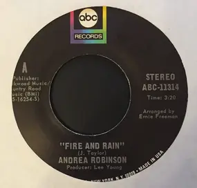 Andrea Robinson - Fire And Rain