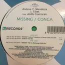 12inch Vinyl Single - Andrea T. Mendoza vs. Tibet Feat. Aoife Corcoran - Missing / Conga