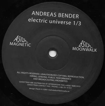 Andreas Bender - Electric Universe 1/3