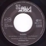 7inch Vinyl Single - Andreas Fon - Nie Mehr allein / Eloisa