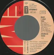 7inch Vinyl Single - Andreas Haas - Baby, I Love You