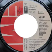 7inch Vinyl Single - Andreas Haas - Juliet
