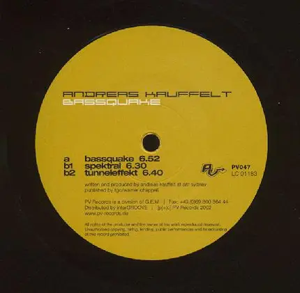 Andreas Kauffelt - Bassquake