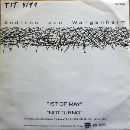 Andreas Von Wangenheim - 1st Of May / Notturno