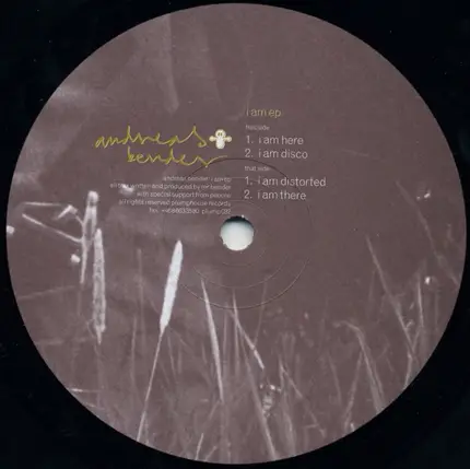 Andreas Bender - I Am EP
