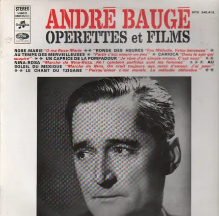 André Baugé - Operettes et Films