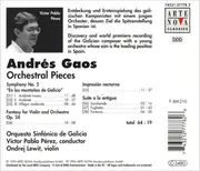 CD - Andrés Gaos Berea - Orchestral Pieces