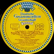 LP - Boccherini / Cassadó / J. S. Bach - Concerto For Guitar And Orchestra In E Major / Bach Suite No.3 - Tulip rim, red stereo
