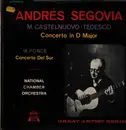 LP - Andrés Segovia , Mario Castelnuovo Tedesco , Manuel María Ponce Cuéllar , National Chamber Orchestra - Concerto In D Major