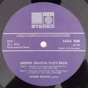 LP - Bach - Andrés Segovia Plays Bach