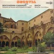 LP - Boccherini / J. S. Bach - Concerto For Guitar And Orchestra In E Major / Suite No. 3 In A Major