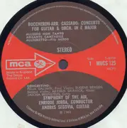 LP - Boccherini / J. S. Bach - Concerto For Guitar And Orchestra In E Major / Suite No. 3 In A Major